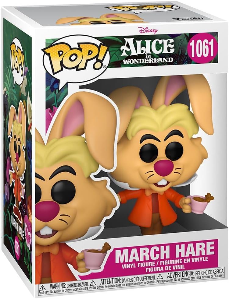 Funko Pop! Disney: Alice 70th– The March Hare Hare - Alice in Wonderland - Vinyl-Sammelfigur - Gesch