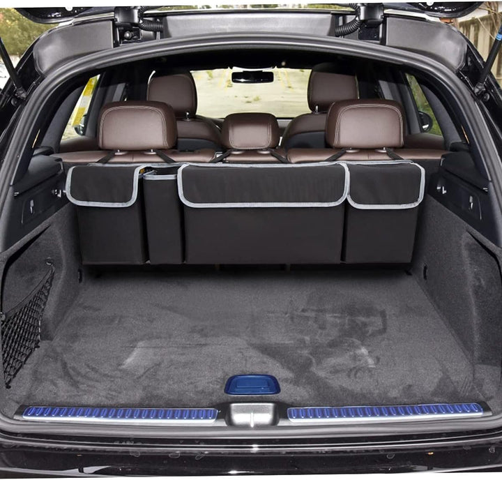 CGEAMDY Kofferraum-Organizer aus Oxford-Stoff, faltbar, wasserdicht, mit 4 Taschen, Auto-Aufbewahrun