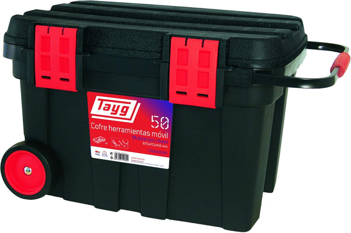 Tayg 150005 Bewegliche Werkzeugtruhe Nr.50, schwarz Mobiler werkzeugkoffer 50, Mobiler werkzeugkoffe