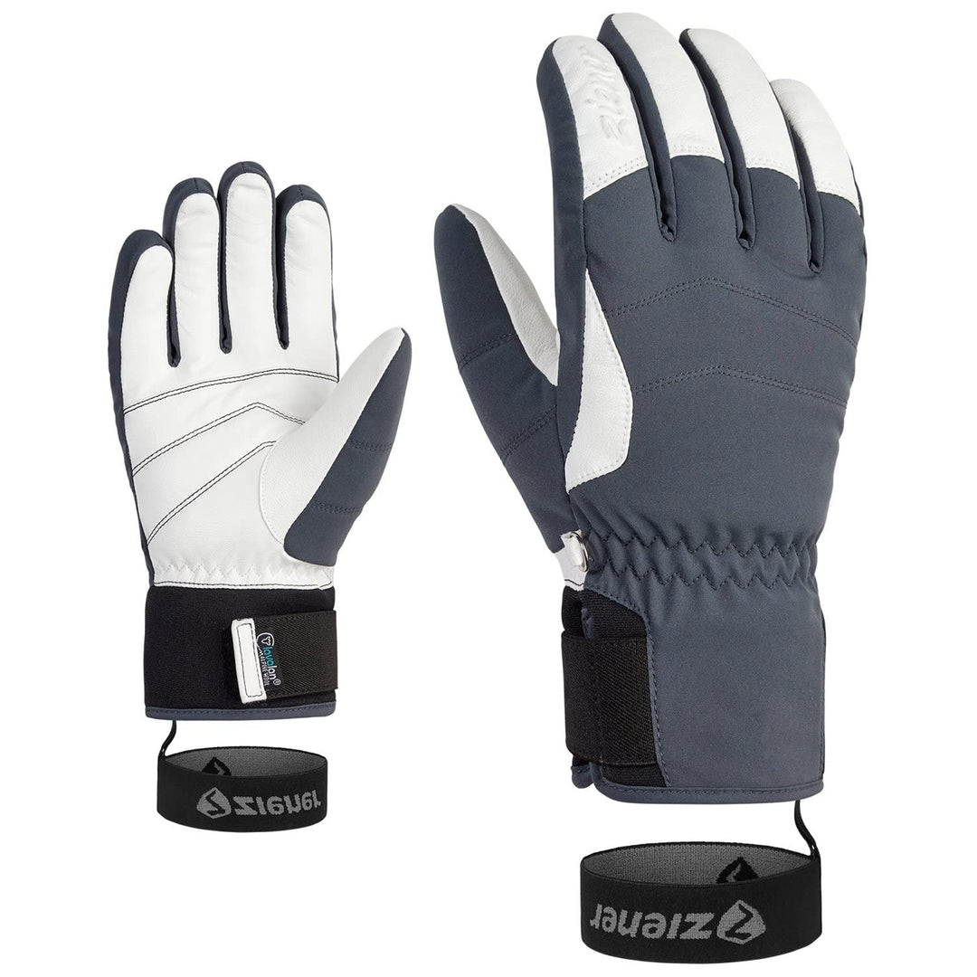 Ziener Damen Kale Ski-Handschuhe/Wintersport | wasserdicht, extra warm, Wolle 6 Ombre, 6 Ombre