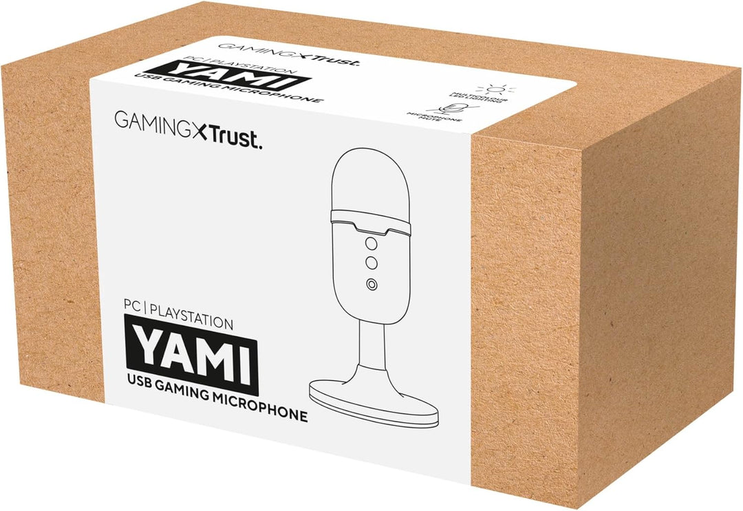 Trust Gaming GXT 236W Yami USB Streaming Mikrofon PC Podcast Twitch Discord ASMR YouTube 5, Kondensa