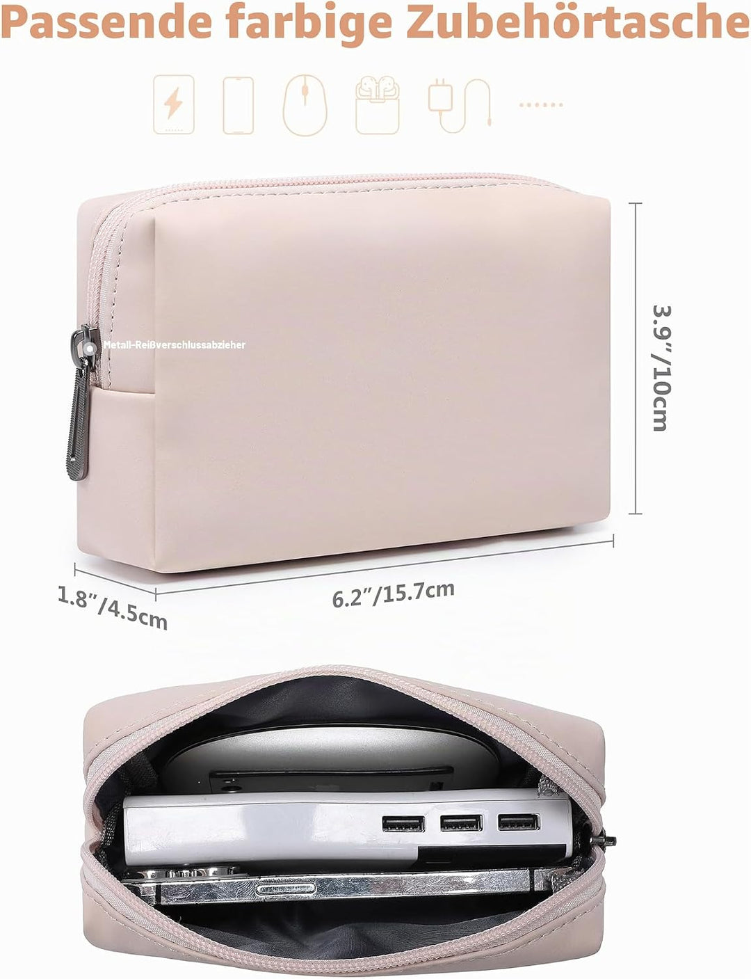 HYZUO 13 Zoll Laptop Hülle mit Standfunktion für 2025-2018 MacBook Air 13 M4 M3 M2 M1, 2025-2016 Mac