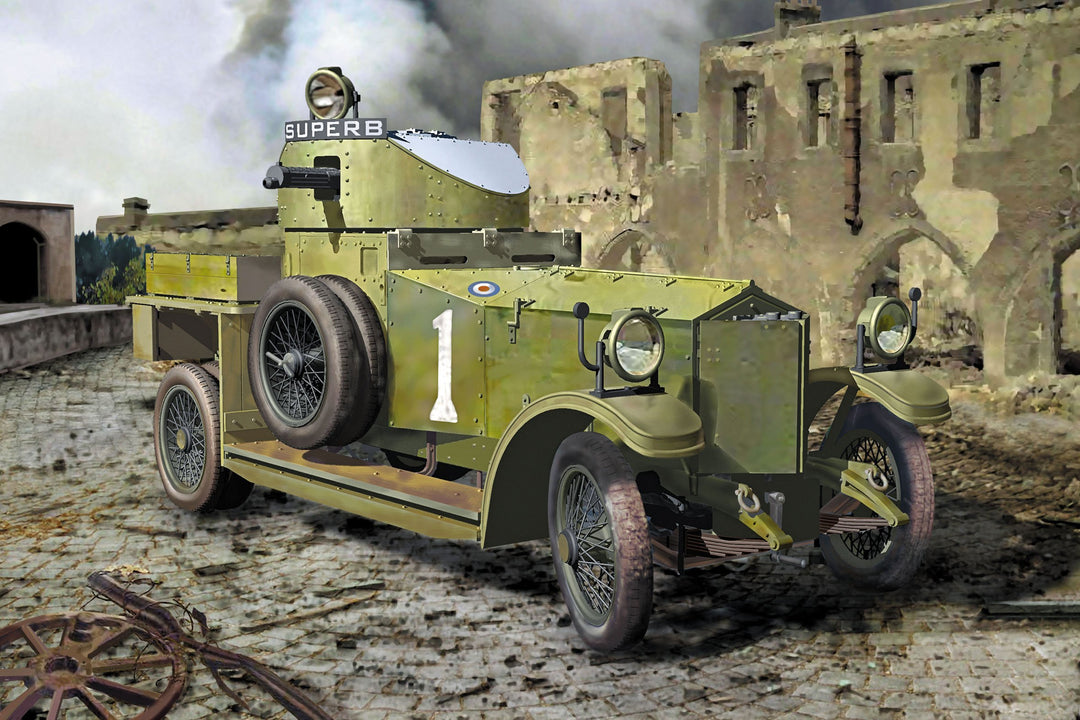 Roden 803 Modellbausatz British Armoured Car (Pattern 1914)
