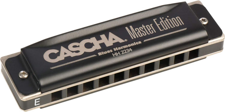 Master Edition Blues Harmonica in E (incl. soft case and cleaning cloth)