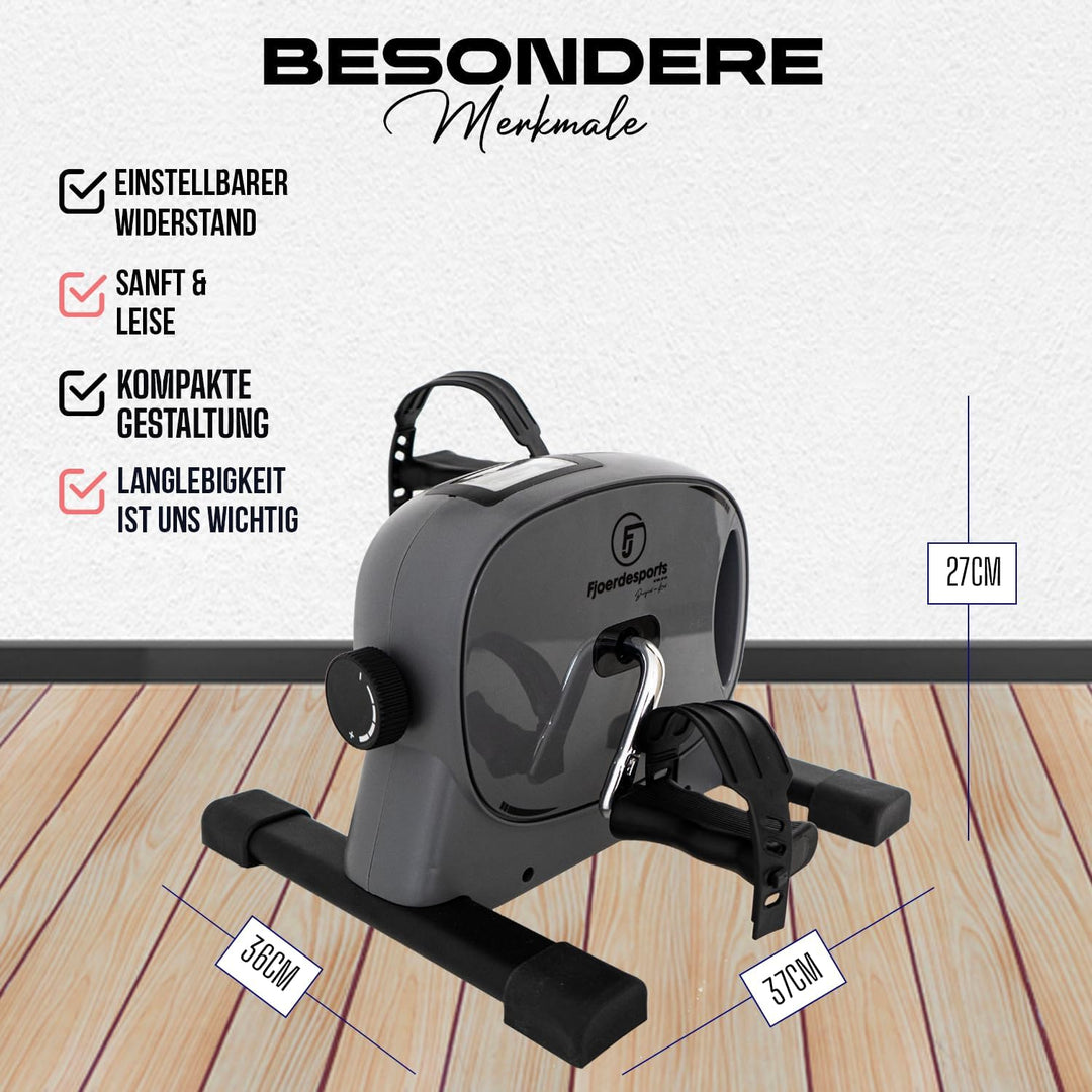 Arm- und Beintrainer, Mini-Heimtrainer, Bewegungstrainer, Training im Home-Office, mit Trainingsdisp
