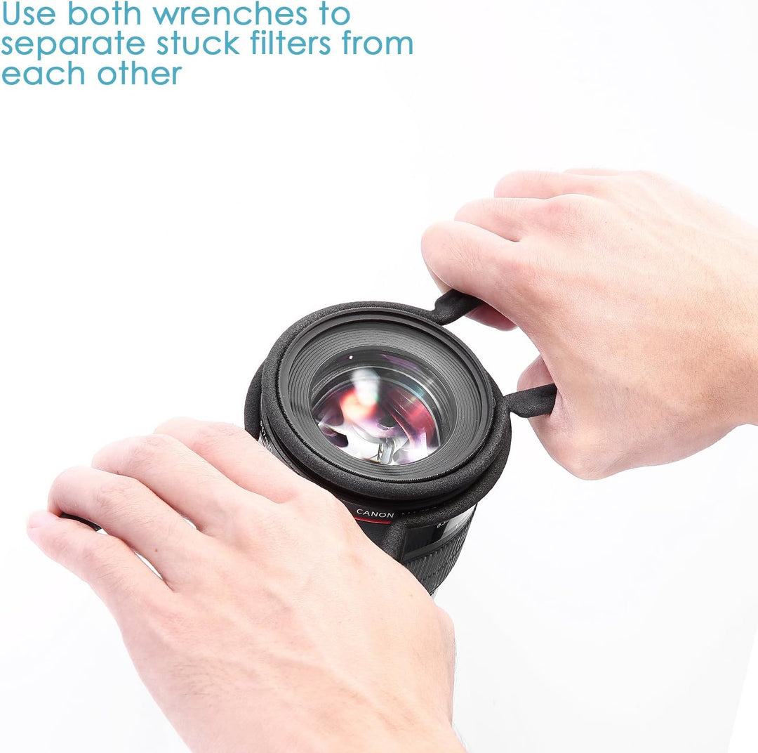 Neewer® Gummibeschichteten Metall Kamera Lens Filter Remover Schraubenschlüssel Wench Set (2 Stücke)