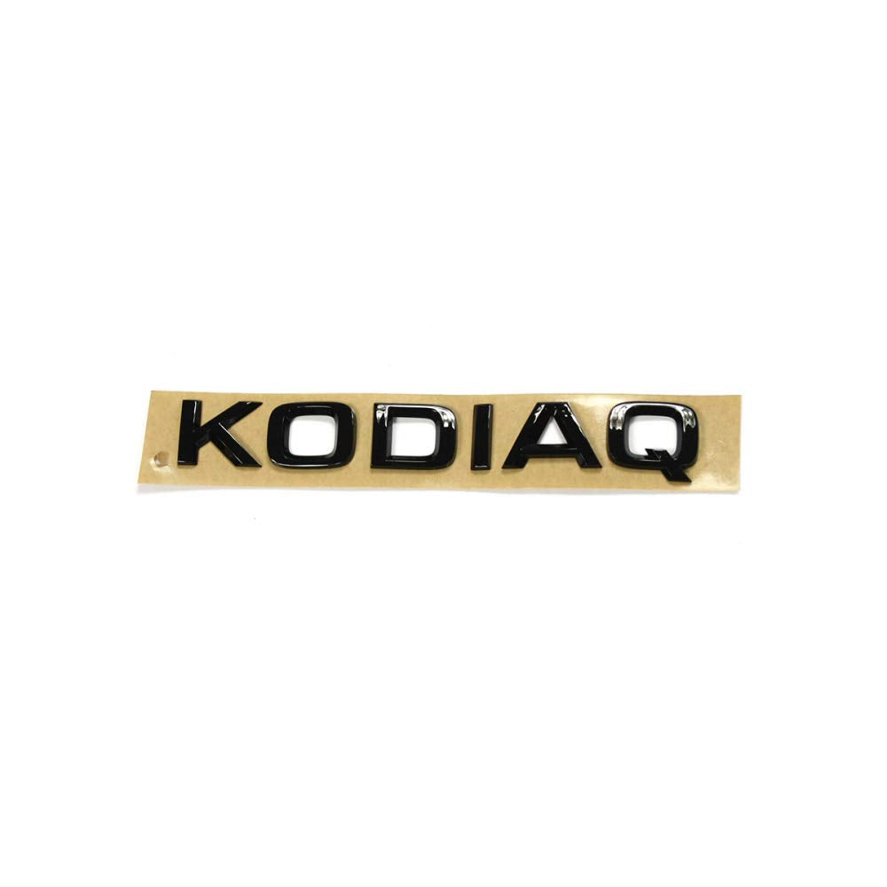 Schriftzug Kodiaq schwarz Heckklappe Emblem Buchstaben Blackline Logo