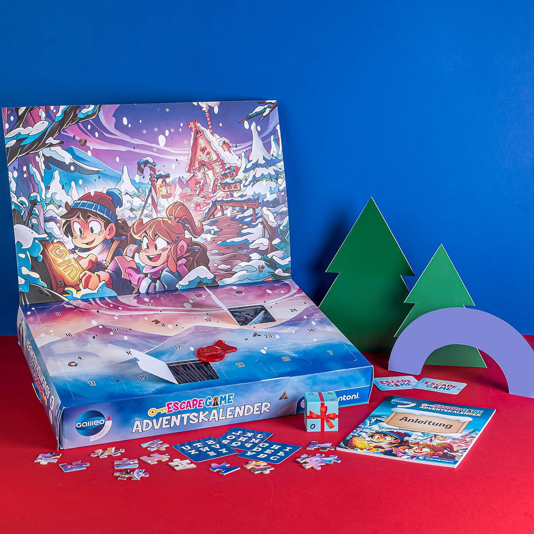 Galileo Escape Game Adventskalender - Weihnachtskalender mit spannenden Rätseln - 24x Rätselspass fü