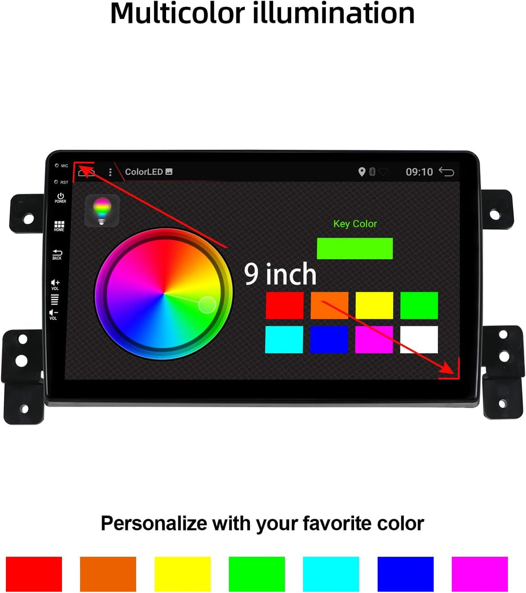 JOYX PX6 Android 12 IPS Autoradio Passt für Suzuki Grand Vitara (2005-2015) - [4G+64G] - Rückfahrkam