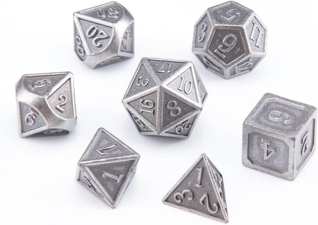 Melia Games RPG Würfelmatte zum Rollen inklusive Würfel Set - handgefertigte Würfelunterlage aus Ech