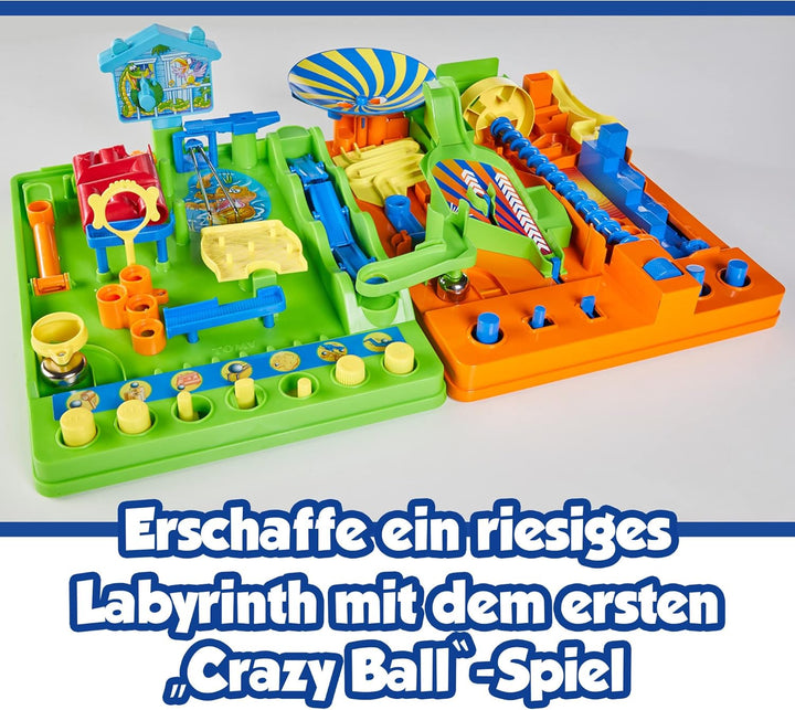 "Crazy Ball 2", das hochwertige Aktions- und Geschicklichkeitsspiel von TOMY zur Förderung der Motor