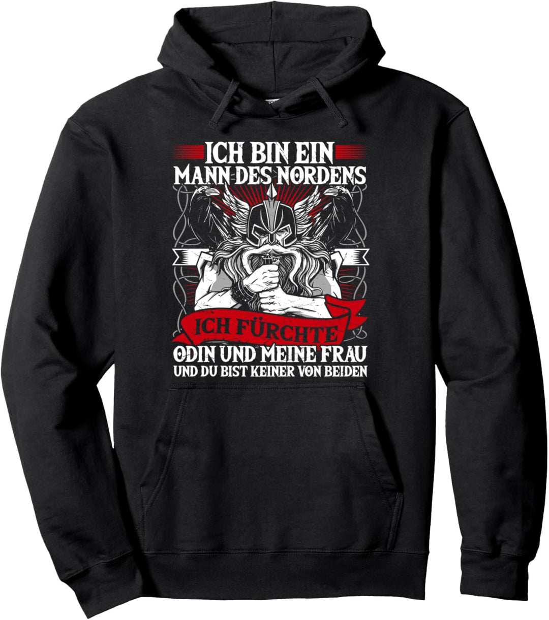 Ich Bin Ein Mann Des Nordens - Nordmann Valhalla Wikinger Pullover Hoodie
