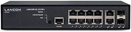 LANCOM GS-2310P+, Managed Layer-2-Switch, 8x GE POE Port nach IEEE 802.3af/at mit 130W, 2x Combo-Por