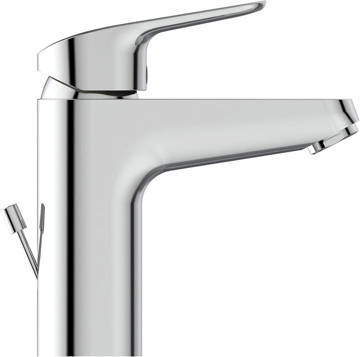 Ideal Standard B1713AA Ceraflex Waschtischarmatur Grande mit Zugknopf-Ablaufgarnitur mit Ablaufgarni