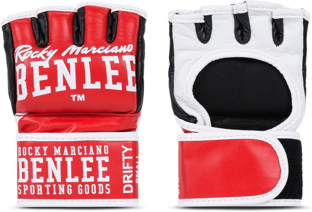 BENLEE MMA-Trainingshandschuhe aus Leder (1 Paar) DRIFTY M Red, M Red
