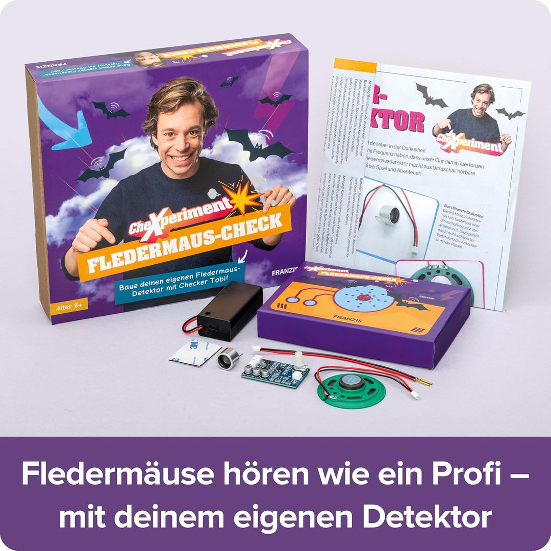 FRANZIS 67248 - CheXperiment - Fledermaus Check - Entdecke mit Checker Tobi die Welt der Fledermäuse