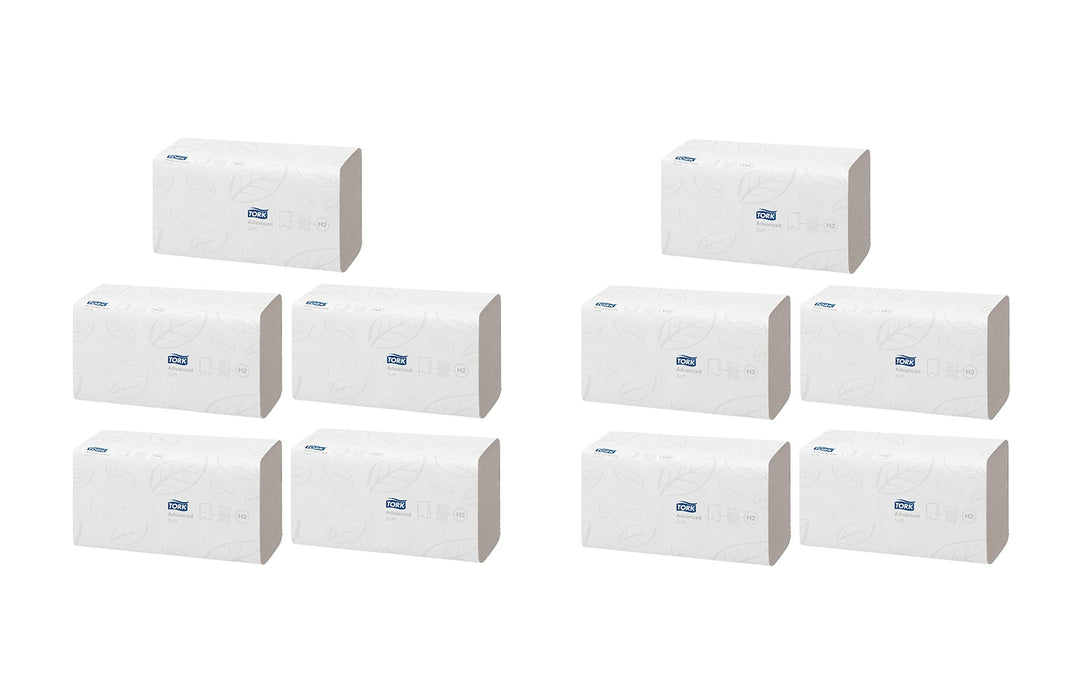 Tork 120288 Xpress Multifold Papierhandtücher H2 Advanced weiss - Falthandtücher 2-lagig & saugstark