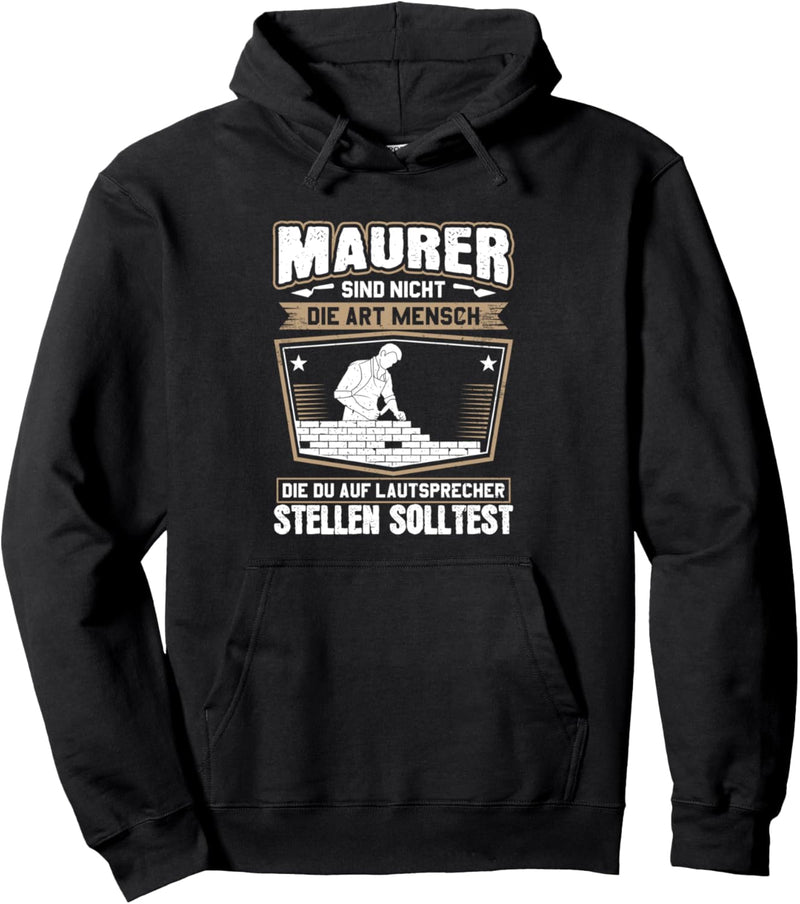 Lautsprecher Maurer Pullover Hoodie