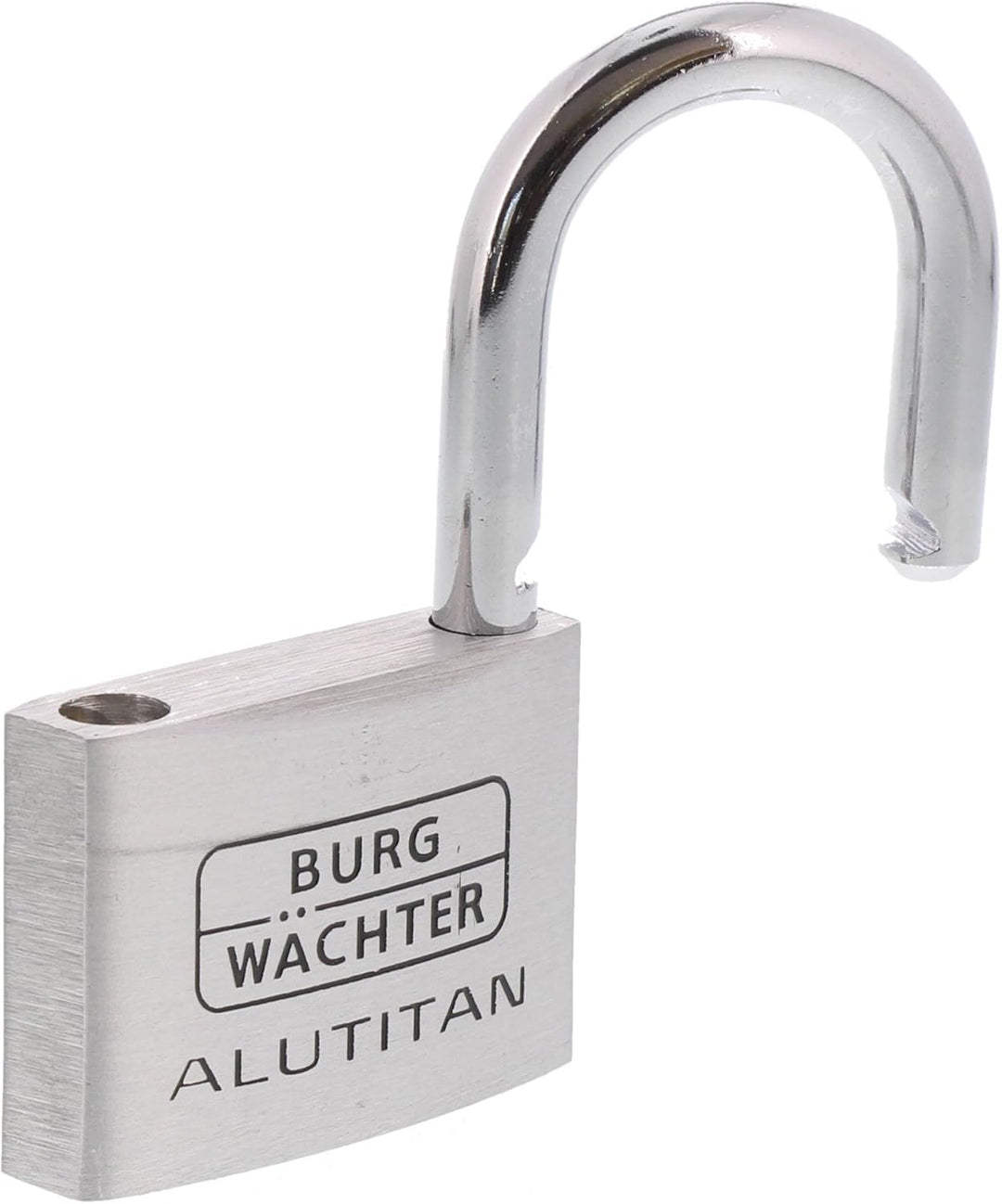 Burg-Wächter Vorhangschloss Alutitan, Aluminium, Innenwerk rostfrei, Doppelt gesichert, 770 60 SB 60