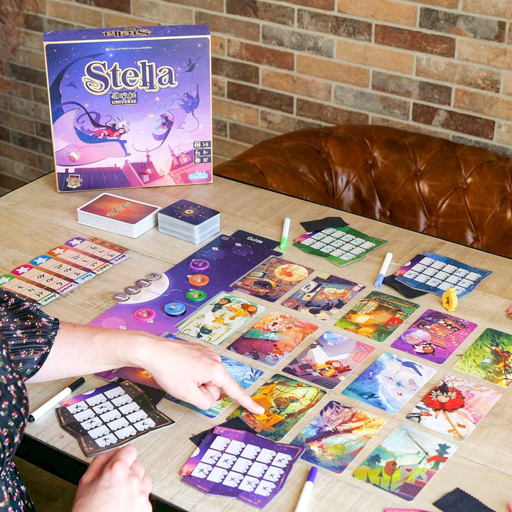 Asmodee - Stern: Dixit Universe, Brettspiel der Fantasie und Fantasie, 3-6 Spieler, 8+ Jahre, italie
