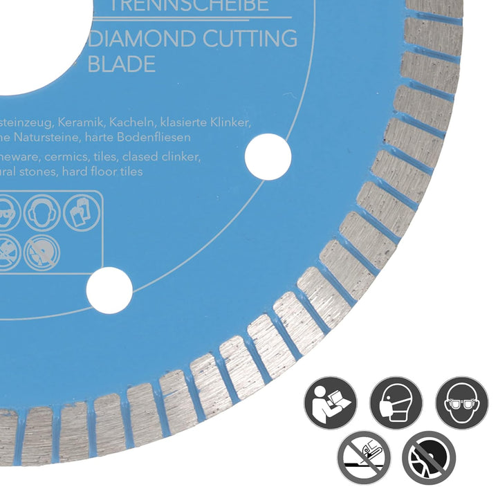 PRODIAMANT F33 Profi Diamant Trennscheibe ø 115mm für Natursteine Granit und Fliesen Bohrung 22,2mm