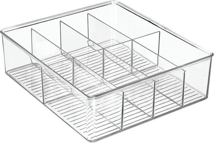 mDesign Aufbewahrungsbox – Kasten mit acht Fächern zur Lebensmittelaufbewahrung – moderner Küchen Or