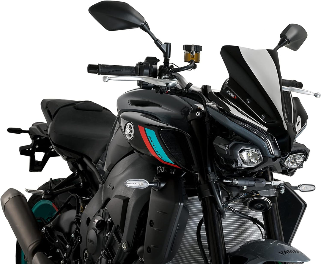 Puig 21361N Windschutzscheibe New Generation Sport Schwarz