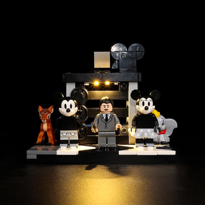 Kyglaring LED-Beleuchtungsset (kein Modell) - Kompatibel mit Lego-43230 Disney Walt Disney Tribute C