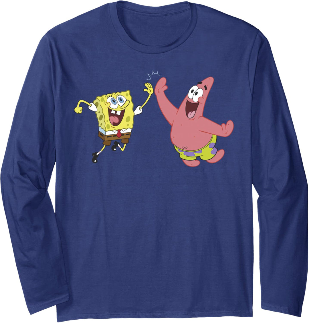 SpongeBob SquarePants & Patrick High Five Langarmshirt