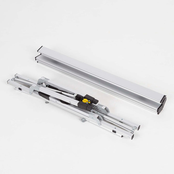 AKTIVE Klapptisch, 90 x 51 x 45/70 cm, Teleskopbeine, rutschfeste Stopper, Tischplatte und Struktur
