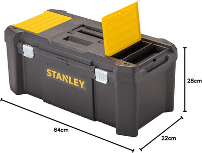 Stanley Werkzeugbox/Werkzeugkasten STST82976-1 (26", 66,5x33,5x28cm, Beladung bis zu 12kg, Werkzeugk