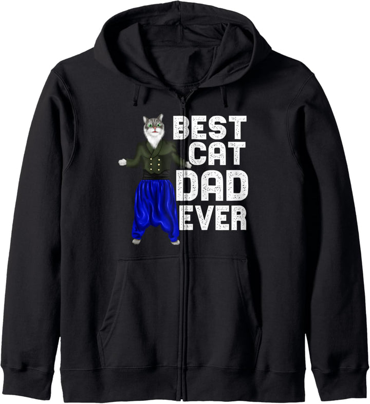 Bester Katzenvater aller Zeiten Lustiger Kapuzenjacke