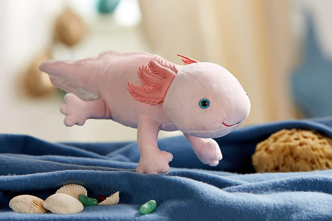 Uni-Toys - Axolotl (rosa) - 32 cm (Länge) - Plüsch-Wassertier - Plüschtier, Kuscheltier, Rosa