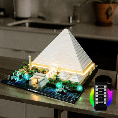 Led Beleuchtungs Set für Lego 21058 Architecture Cheops-Pyramide Bausatz (Ohne Lego Set, Nur Lichter