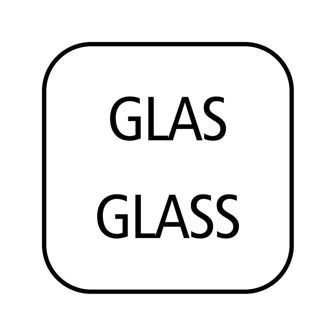 APS Trinkhalme, Getränkehalm, Trinkröhrchen aus Glas, 35er Set, Ø 1 cm, transparent, 21 cm, spülmasc