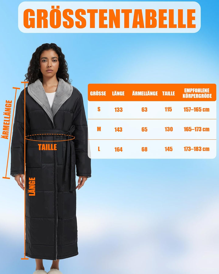 CYCYHEAT Heizdecke mit Ärmeln 20000mAh Akku Kabellos für Herren & Damen – Verbesserte Heiztechnologi