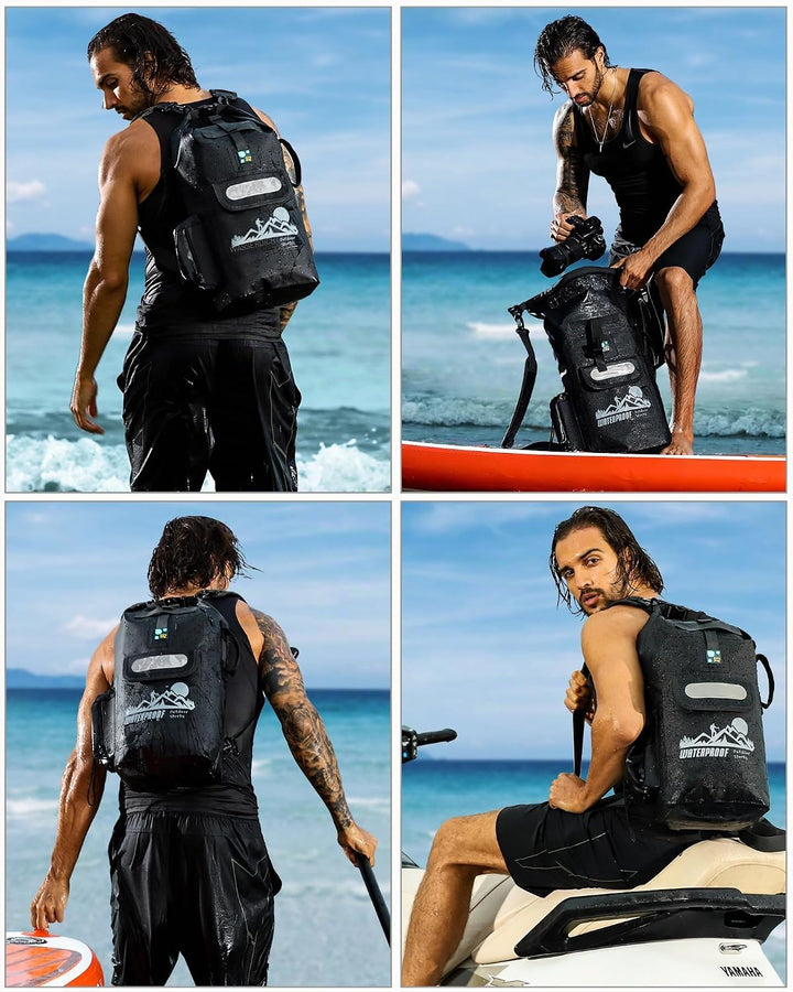IDRYBAG Dry Bag Floating wasserdichter Rucksack 20L/30L/40L, Dry Bags wasserdichte Rucksackform, Dry