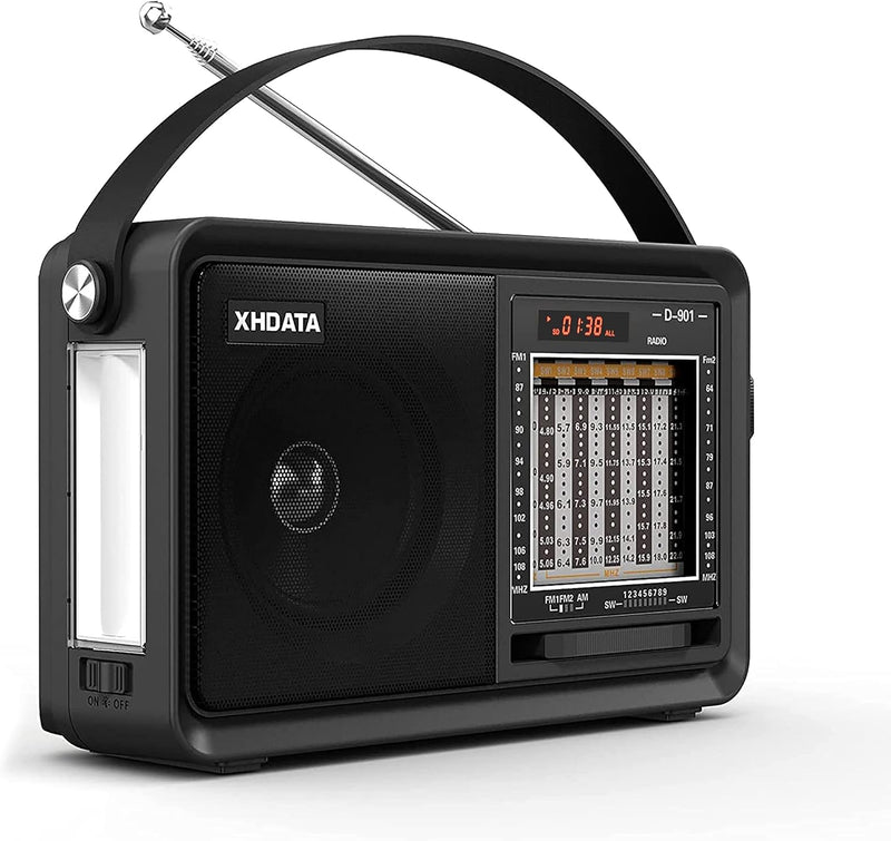 XHDATA D901 Tragbares Radio Bluetooth Speaker SW FM AM UKW Unterstützt TF USB AUX MP3 Radio Mit Tasc