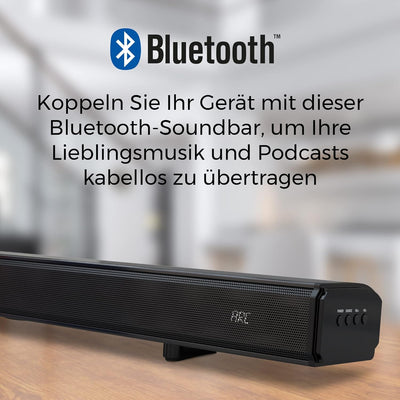 CELLO YWS23-DE TV Soundbar 2x15W + 50W =80W 2.1-Kanal-Lautsprecher Bluetooth AC/DC HDMI USB Optisch