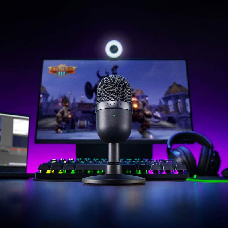 Razer Seiren Mini USB Kondensatormikrofon: für Streaming und Gaming am PC - Professionelle Aufnahmeq