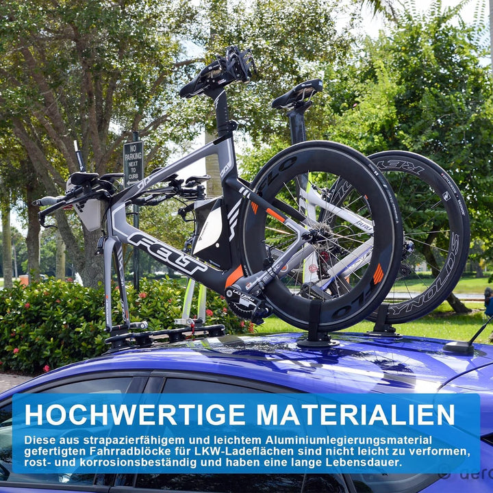 Fahrrad Gabelhalterung Vielseitiger Fahrrad Vorderradgabel Transport Halterung aus Aluminiumlegierun
