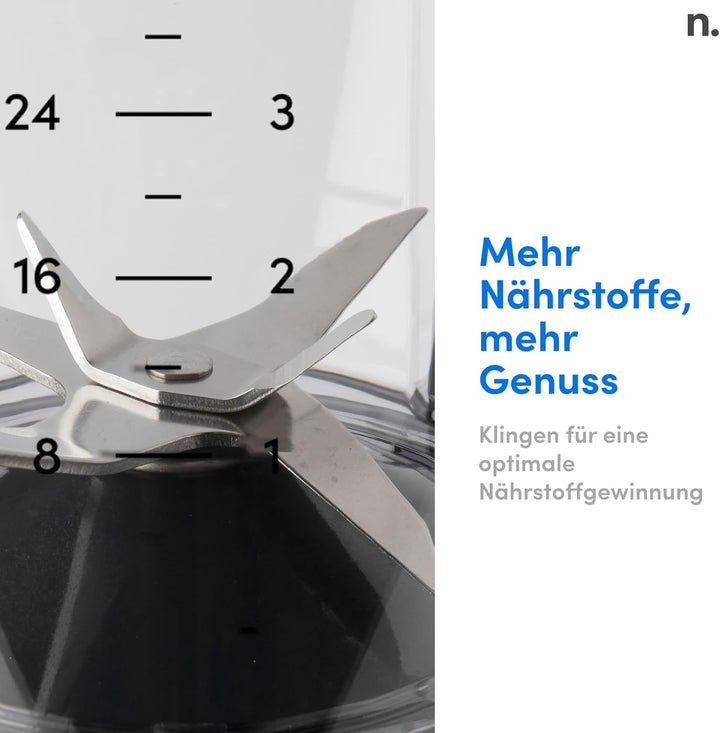 nutribullet Full Size Blender Combo, Elektrischer Mixer, Multifunktionaler Zerkleinerer, Profi, 1200