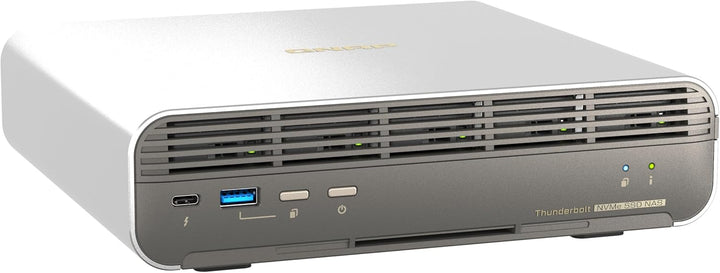 QNAP TBS-h574TX-i5-16G Thunderbolt Compact All-Flash | 5 x E1.S or M.2 SSD's, Intel Core i5-1340PE (