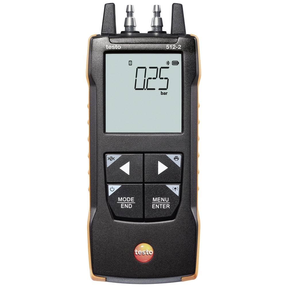 testo - 512-2 - 0563 2512 - Digitales Differenzdruckmessgerät mit App-Anbindung für den Einsatz in d