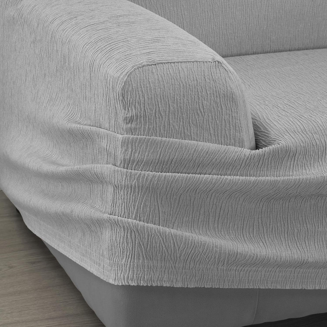 Martina Home Sofabezug, Seelengrau, 4-Sitzer 4 Sitzer Grau (Seele), 4 Sitzer Grau (Seele)