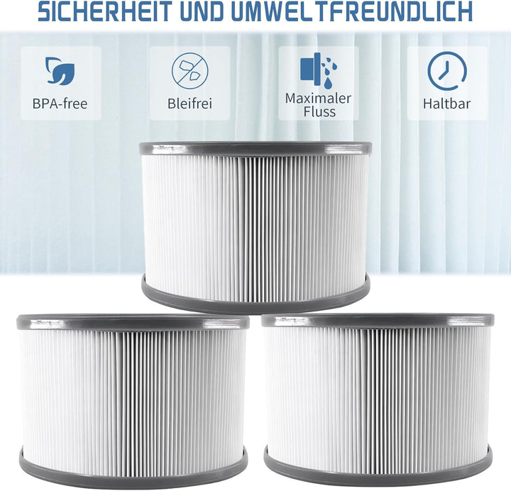 Ersatzfilter für Whirlpool Filter, für MSpa Whirlpool Filter Modell ab 2020, für Mspa Whirlpool Zube