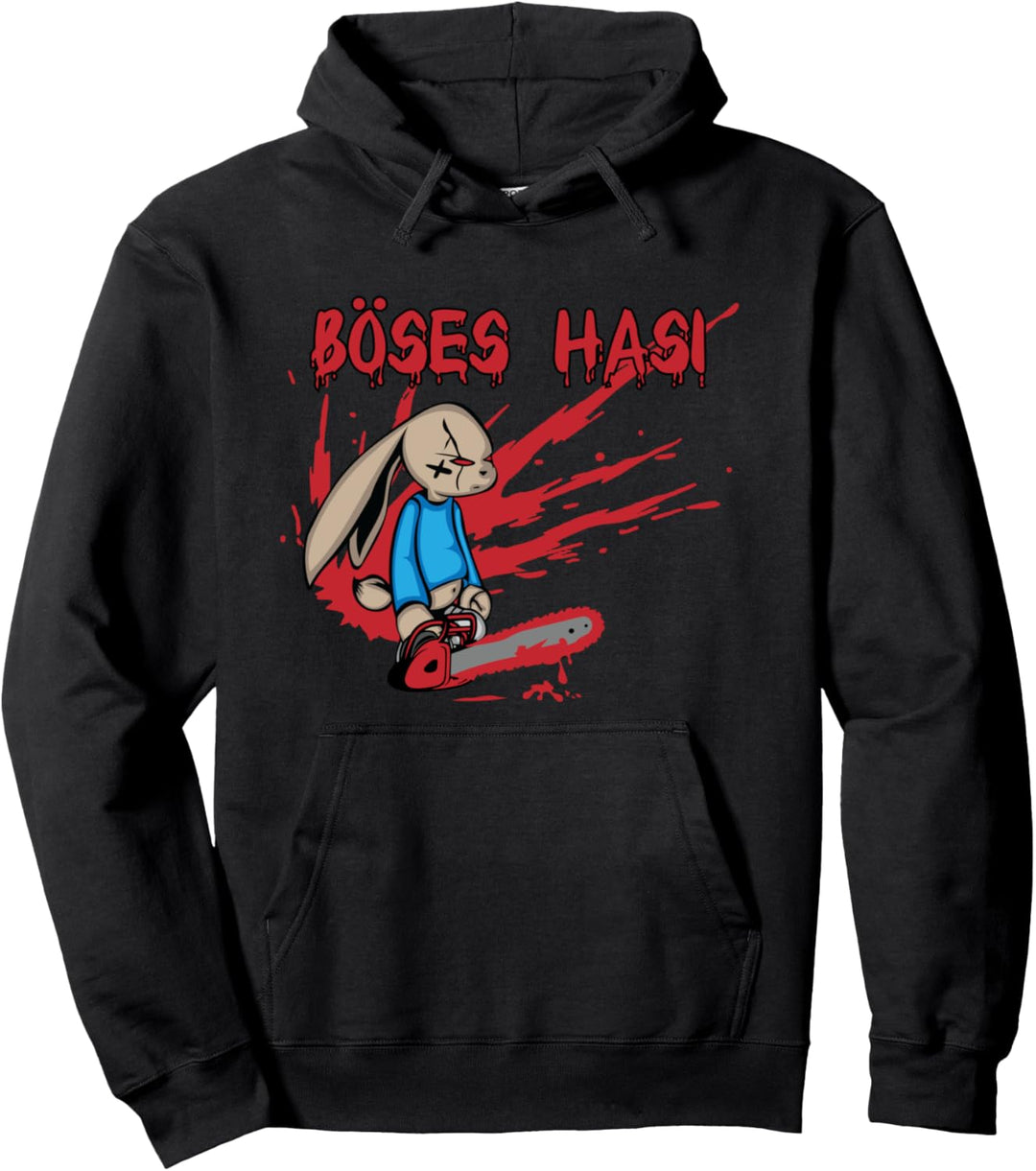 Böses Hasi Horror Hase Pullover Hoodie