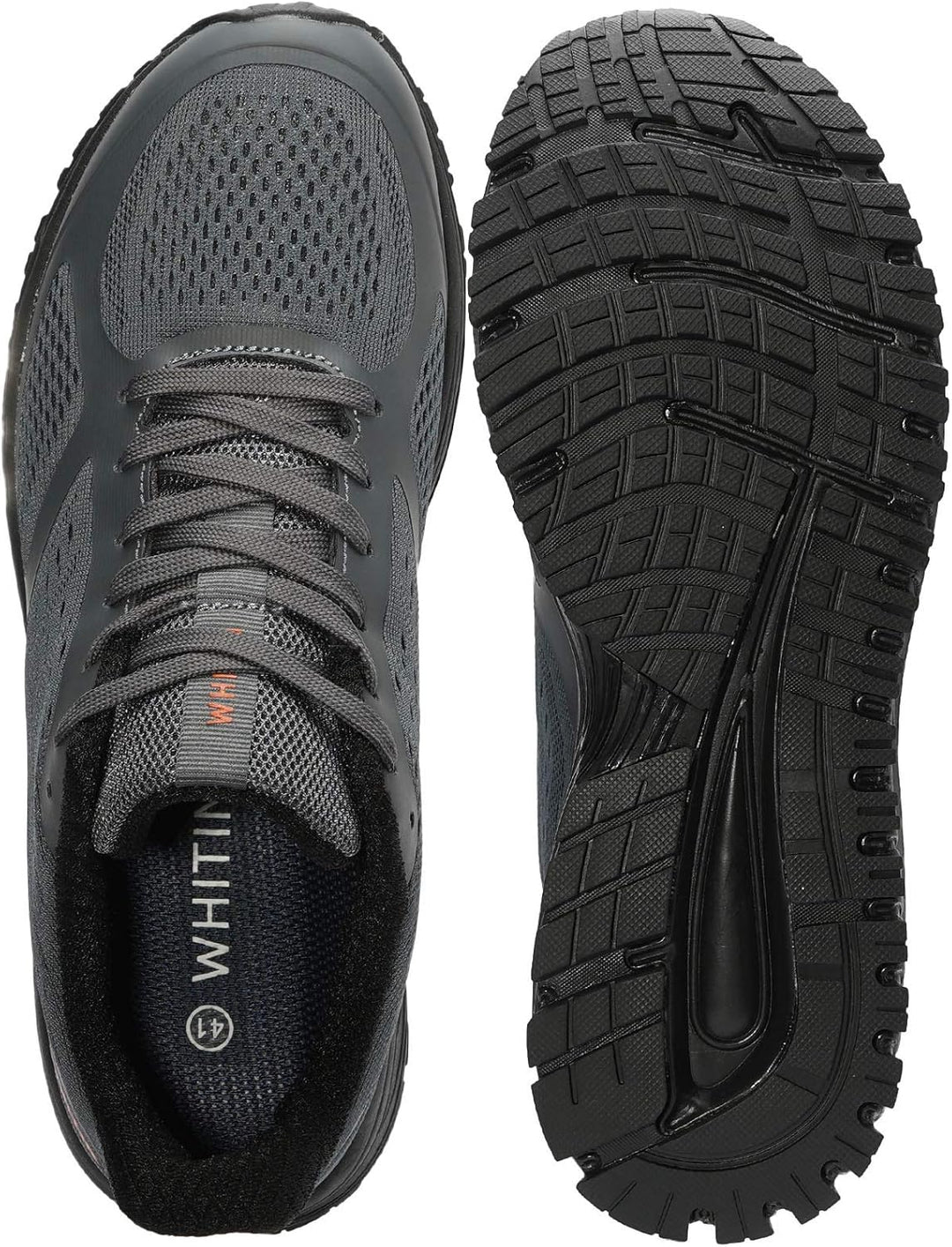 WHITIN Laufschuhe Herren Damen Turnschuhe Sportschuhe Mit 9 Farben 36-47 47 EU 2 Grau, 47 EU 2 Grau