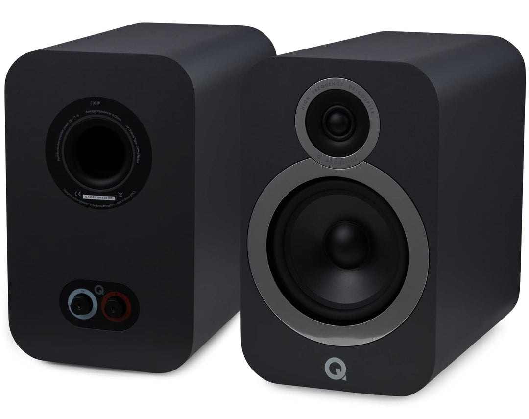 Q Acoustics 3030i Kompaktlautsprecher Paar Graphite-Grey Grau, Grau