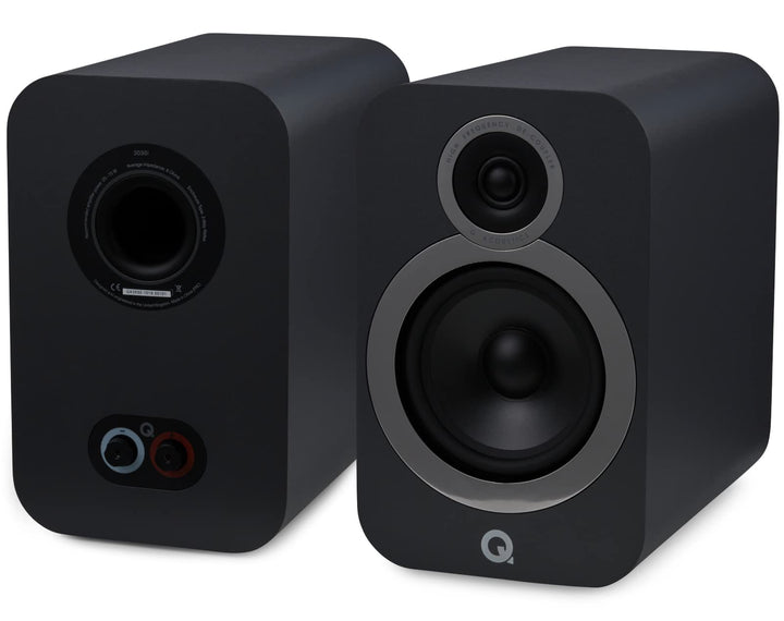 Q Acoustics 3030i Kompaktlautsprecher Paar Graphite-Grey Grau, Grau
